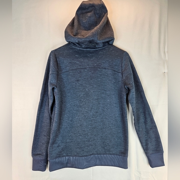 Under Armour Gray Pull Over Hooded Fleece Graphic Sweatshirt Womens sz XS - Picture 6 of 10